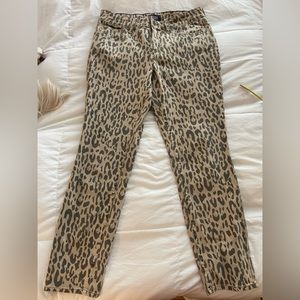 VTG Cheetah pants skinny jeans